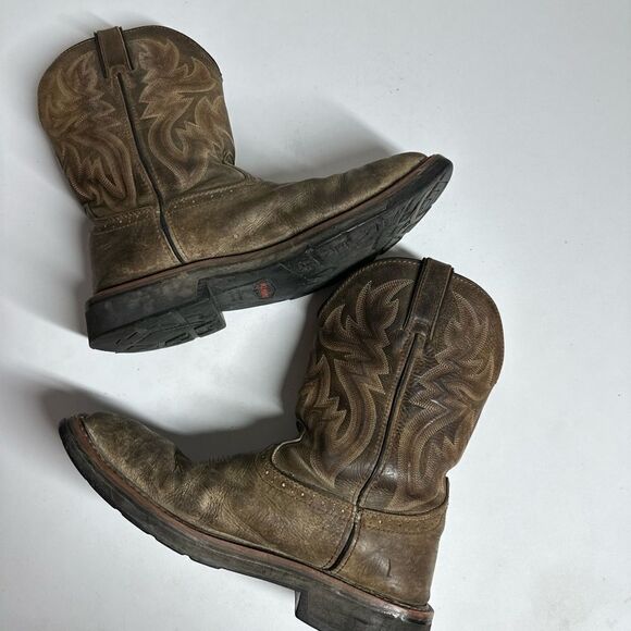 Wolverine Mens Leather Rancher Steel Toe Work Boot Size 10,5M See Notes - Picture 14 of 16